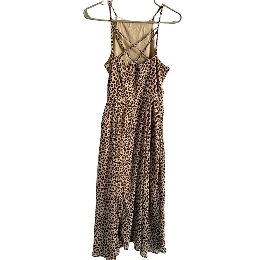 Abercrombie and Fitch Animal Print Dress with Adjustable Spaghetti Straps Small - Picture 7 of 12